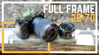 Sony Full Frame 2870mm Kit Lens  1650mm Comparison [upl. by Zachary]