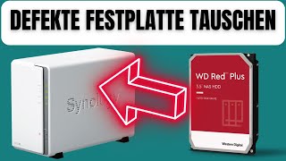 defekte Festplatte tauschen  Synology NAS  ganz einfach [upl. by Ainolopa]