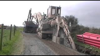 Tesmec 950 Trencher TRENCHER HIRE GCN PLANT LTD [upl. by Susannah]