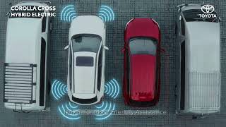 Corolla Cross Hybrid Electric  Parking Sensors [upl. by Shell]