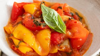 Peperonata Original Rezept Italienisch [upl. by Okuy648]