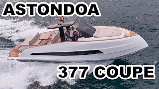 ASTONDOA 377 COUPE  Miami Yacht Show 2019  BoatReview [upl. by Shayn789]