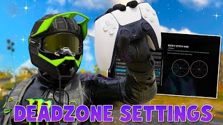 The BEST DEADZONE Settings for BETTER AIM PS4PS5XBOXPC Warzone 3 [upl. by Aranat]