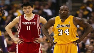 Every Yao Ming and Shaq 3 Pointer of Their Careers [upl. by Uriah945]