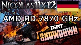 DEUTSCH AMD HD 7870 GHz DiRT Showdown Ultra Einstellungen Gameplay [upl. by Boigie353]