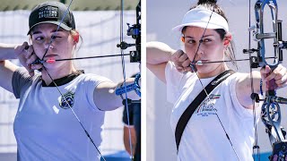 Amanda Mlinaric v Elisa Bazzichetto – compound womens gold  Veronica’s Cup 2021 [upl. by Rowell15]