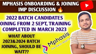 Mphasis Onboarding Delay for 2023 amp 2024 Batch Candidates What You Need to Know  LOI [upl. by Anrim404]