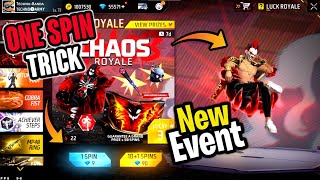 FREE FIRE NEW CHAOS ROYALE EVENT  FREE FIRE NEW EVENT  TECHNO BANDA [upl. by Nolahp]