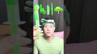 🥝🧃💚🎧ASMR Greenthemed Mukbang  Perfect for Sleepimmersive asmr asmrsounds funny [upl. by Aim]