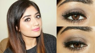 Smoky Eye Makeup Tutorial for Indian Skin  corallista [upl. by Catha72]