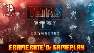 Tetris Effect Connected  Nintendo Switch  Framerate amp Gameplay [upl. by Ylatfen882]