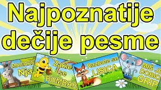 Najpoznatije dečije pesme  MIX najpoznatijih pesama za decu  Razbole se lisica  Zakleo se bumbar [upl. by Dukie]