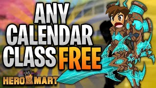 How to get any Calendar Class for Free AQW Until July 31st [upl. by Vargas734]