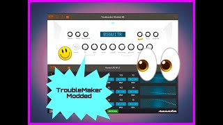 Troublemaker Modded  Acid Bassline Synth  New FREE Update  Demo amp Tutorial for the iPad [upl. by Eecal]