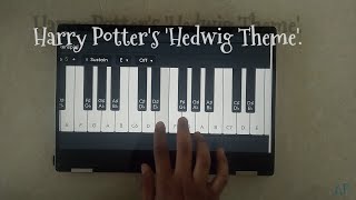 Harry Potters Hedwig Theme on Piano Glockenspiel Mode [upl. by Poole]