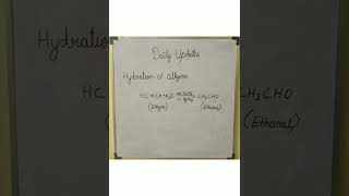 Hydration of alkynes chemistry world [upl. by Noma864]