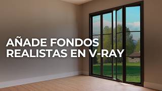 Cómo colocar fácilmente una imagen de fondo en un render fotorrealista con Vray [upl. by Dame]