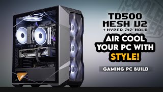 The 39 Cooler That CAN  Cooler Master TD500 Mesh V2  Hyper 212 Halo Gaming PC Build [upl. by Irrahs]