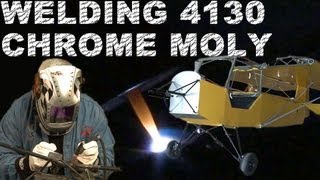 How to Weld 4130 Chrome Moly Landing Gear [upl. by Yenduhc]