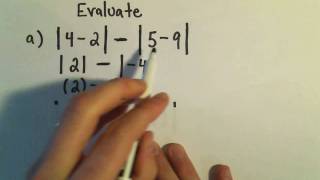 Evaluating Expressions Involving Absolute Value  Example 2 [upl. by Yedok]