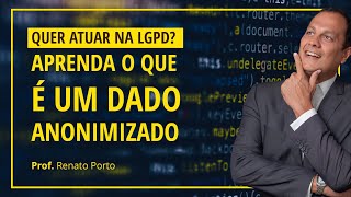 O que são dados anonimizados na LGPD [upl. by Anyrak838]