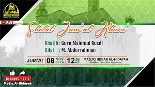 Pelaksanaan Ibadah Sholat Jumat  Masjid Besar AlHidayah Bawahan Pasar  08112024 [upl. by Hesper]