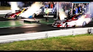 NITRO MADNESS FUNNY CARSDRAGSTERSALTEREDS AT WORLD SERIES OF DRAG RACING CORDOVA 2014 [upl. by Yrrehs600]