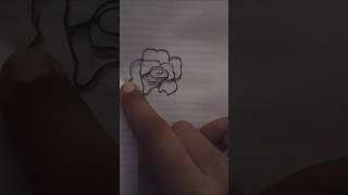 Easy flower drawing ideas 😁 musicart trending song easy [upl. by Nalat]