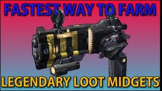 Fastest Way To Farm The Legendary Loot Midgets  With a Legendary Drop  Borderlands 2 UVHM 720p [upl. by Ahtabat]