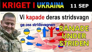 11 Sep OTROLIGT Ukrainarna JAGAR RYSSARNA MED EN STULEN RYSK STRIDSVAGN  Kriget i Ukraina [upl. by Japheth]