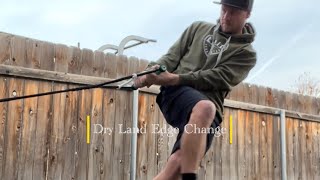 Dry Land Practice for Slalom Edge Change [upl. by Sakul]