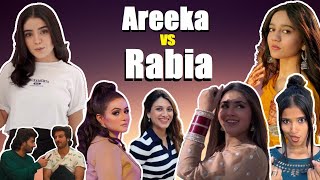 TikTok Creatures  Areeka Haq Vs Rabia Faisal [upl. by Robbi]