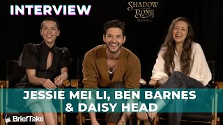 Shadow and Bone stars Jessie Mei Li Ben Barnes amp Daisy Head gush about each other [upl. by Mose312]