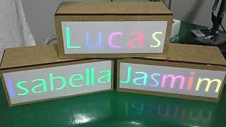 DIY RGB light box with Neopixels and Arduino [upl. by Hallee923]