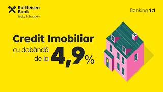 Credit imobiliar cu dobândă de la 49 [upl. by Aeslahc]