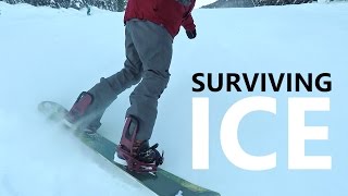 Tips for Surviving Icy Runs Snowboarding [upl. by Allie]