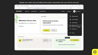 Update your Credit Card details Norton Account [upl. by Eaves458]