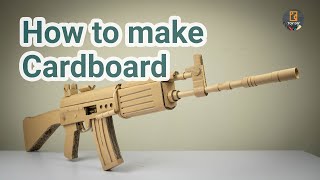 Shell Ejecting  How To Make Cardboard Gun [upl. by Ettener]