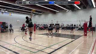 Reach Ultra vs Caspian Crushers 20241026 Day 1 Match 1 2nd Set [upl. by Ettevad]