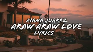 Araw Araw Love  Flow G  Cover By Aiana Juarez  Girl Version Lyrics [upl. by Aical]