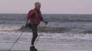 Nordic Walking Speed Power Technik Anleitung Zeitlupe [upl. by Naeloj]