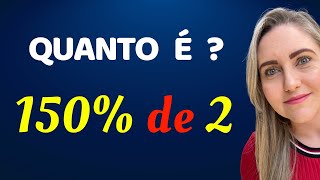 🤯CONSEGUE RESOLVER ESSA PORCENTAGEM Matemática básica todo dia📚🚀 [upl. by Joelynn]