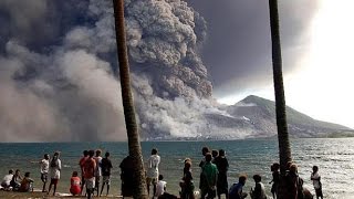 Papua New Guinea volcano explodes Incredible Video Shows [upl. by Atiluap393]