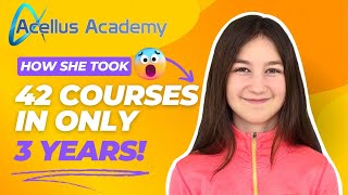 13YearOld Acellus Academy Student Completes 42 Courses in 3 Years [upl. by Dasie995]