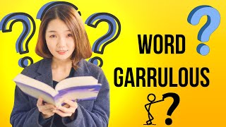 word Garrulous  Meaning Garrulous with Examples and Story [upl. by Aiht589]