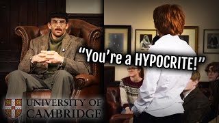 I DEBATED CAMBRIDGE UNIVERSITY STUDENTS [upl. by Ennaxor]