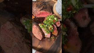 The ONLY acceptable steak sauce texasbbq bbqfood chimichurri tritip [upl. by Atniuq]