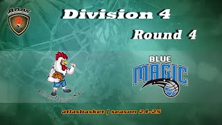 Atlasbasket  Div 4Round 4  CHICKEN NUGGETS vs BLUE MAGIC [upl. by Kliman]