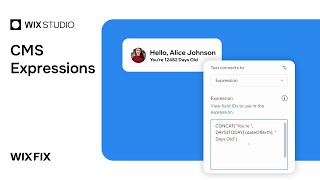 CMS Expressions in Wix Studio  Wix Fix [upl. by Marlee575]