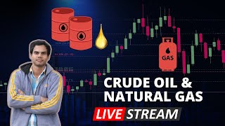 Crude oil live trade  Natural Gas  MCX  US CRUDE OIL  Live Trading [upl. by Earley250]